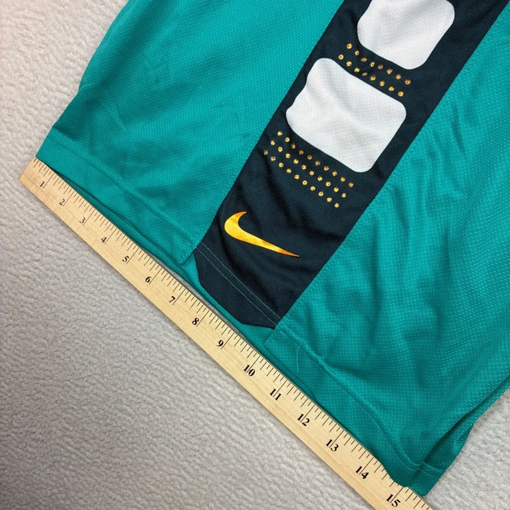 Nike Elite Basketball Shorts Men 2XL Teal Blue Baggy Drawstring Loose Y2K